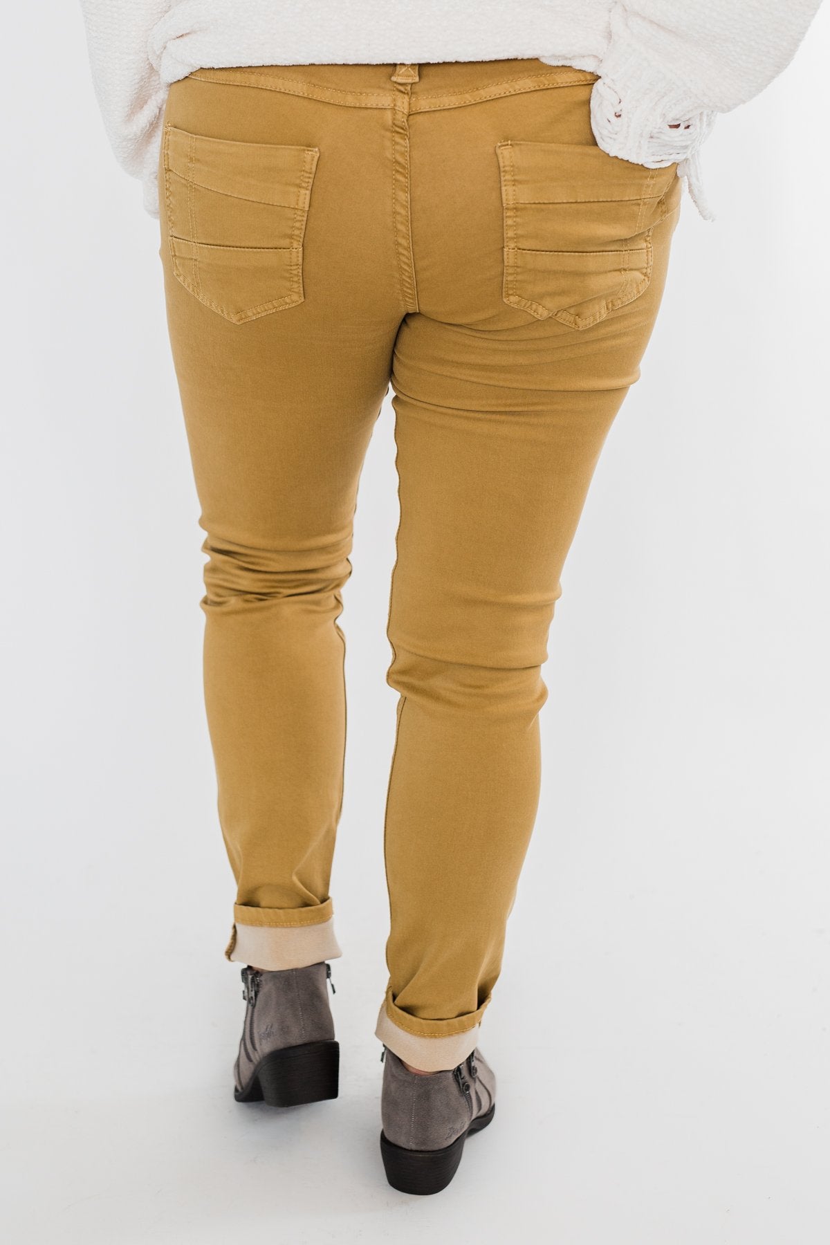 Dolcezza 21201 Crop Coloured Jeans - Timeless & Twist Inc.
